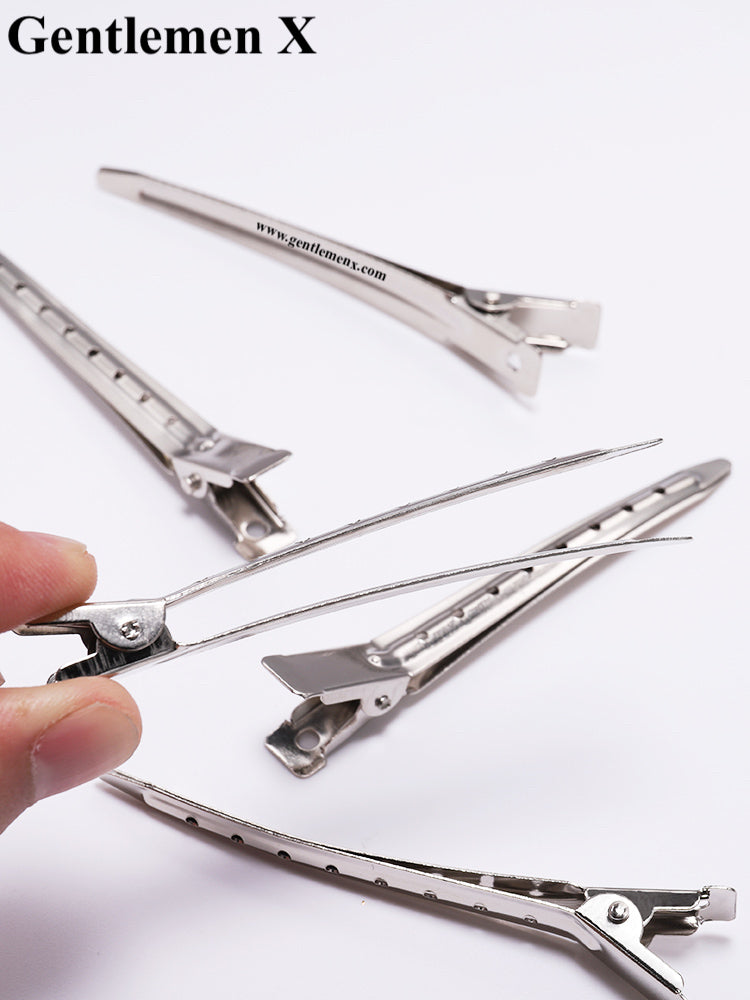 Professional Salon Hairdressing Tools Sectioning Clamp & Duck Mouth Hair Clip Hairpins