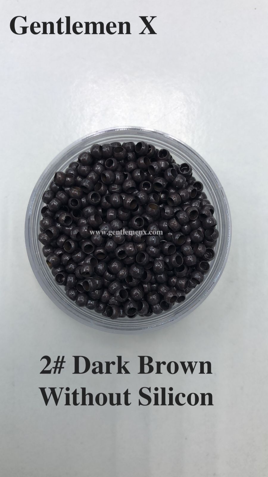 Nano Hair Extension Beads Micro without Silicone Lined Ring for I Tip Hair Extensions 3.0x1.8x2.2 mm 500 pieces