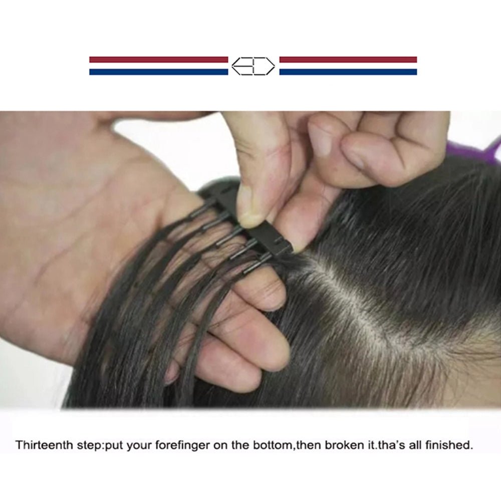 20min Finish Extension Second generation of 6D high end connection hair extension machine