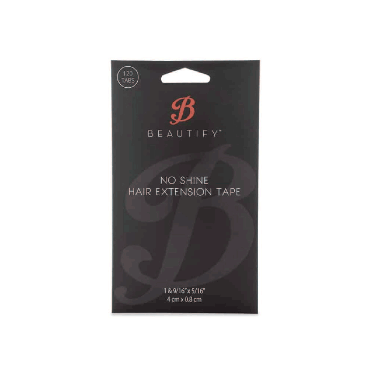 BEAUTIFY NO SHINE EXTENSION TABS, 120PC/BAG Tapes will last 4-6 weeks depending on installation