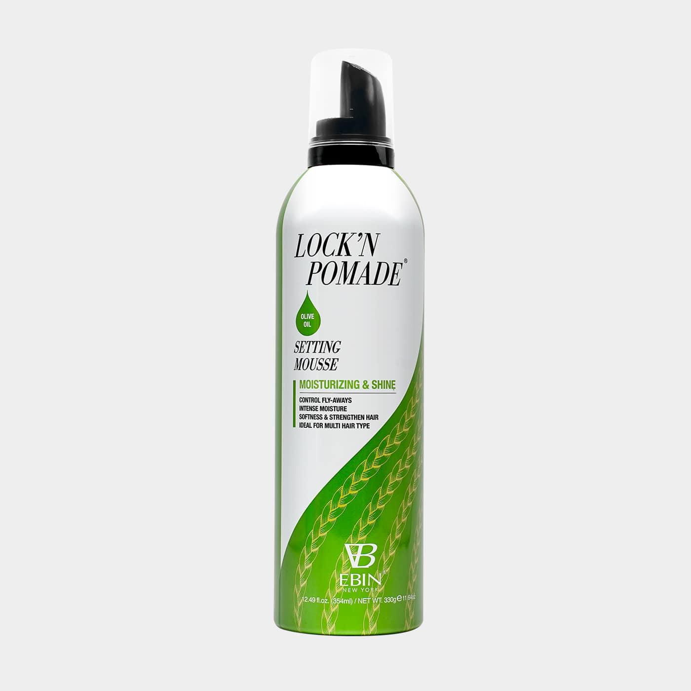 Braid Formula SETTING MOUSSE MOISTURIZING & SHINE - OLIVE OIL
