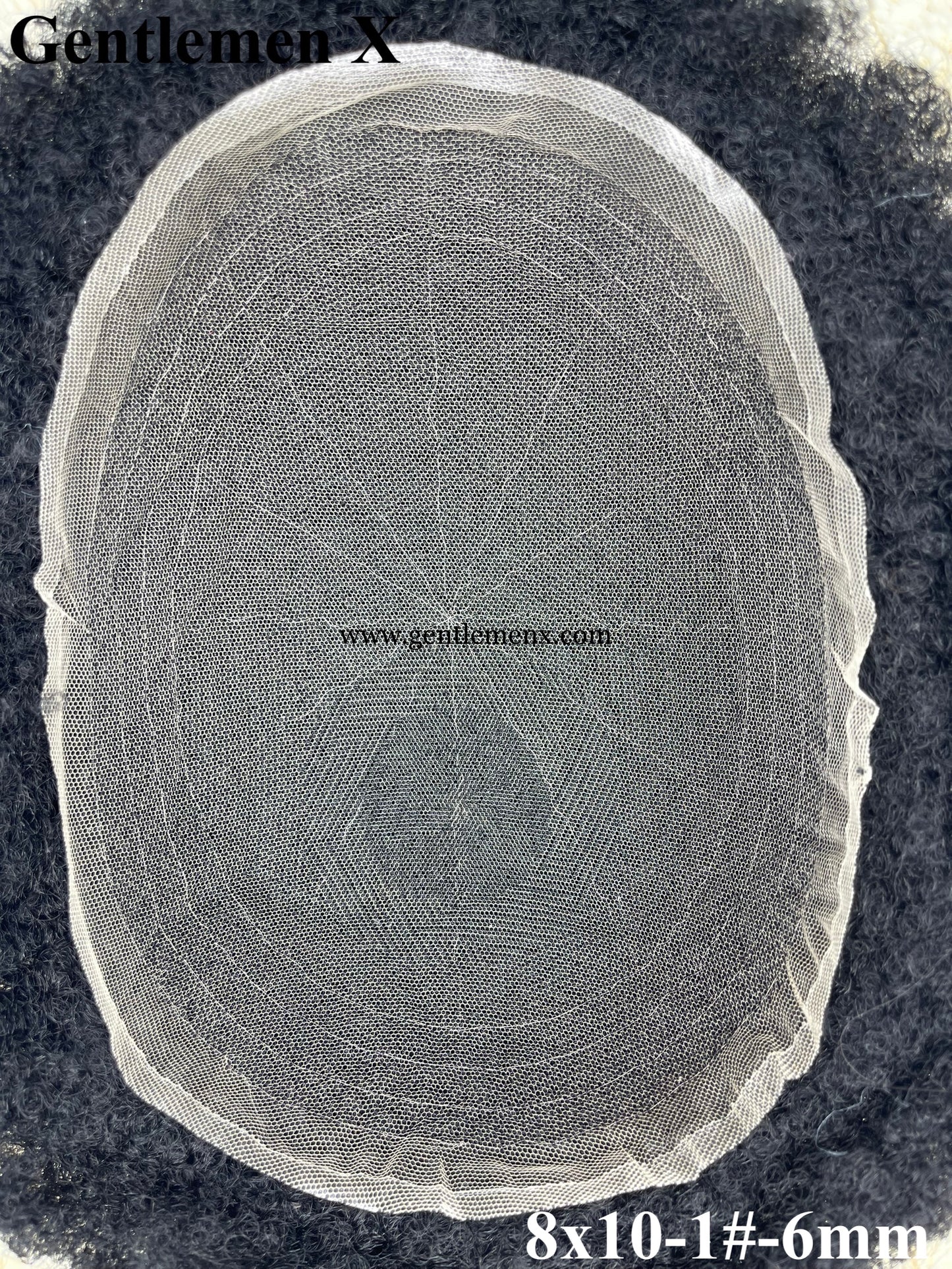 Afro wave Toupee For Black Men Hair Systems 8x10 Inch Full Lace Afro Wig For African American Black Man Curly Weave Human Hair Units 1# 6mm Jet Black