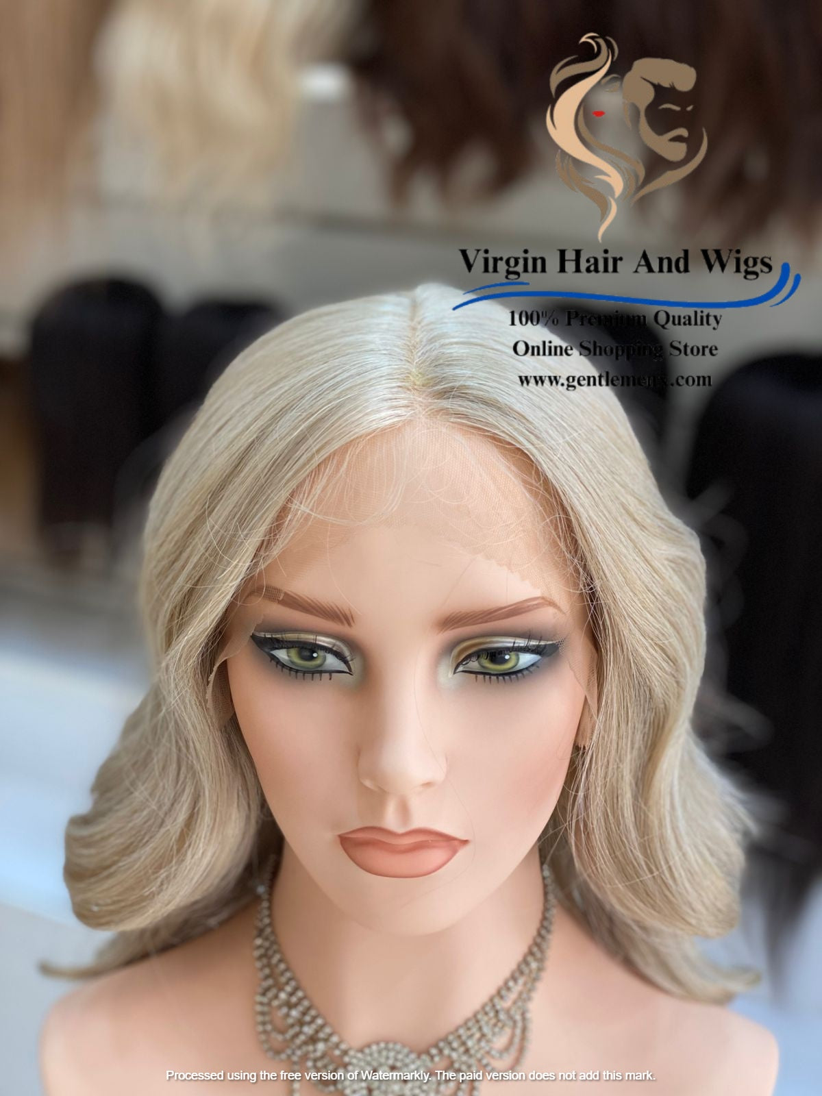 Elizabeth (Virgin Hair and Wigs Brand) Heat Friendly Synthetic Wigs.