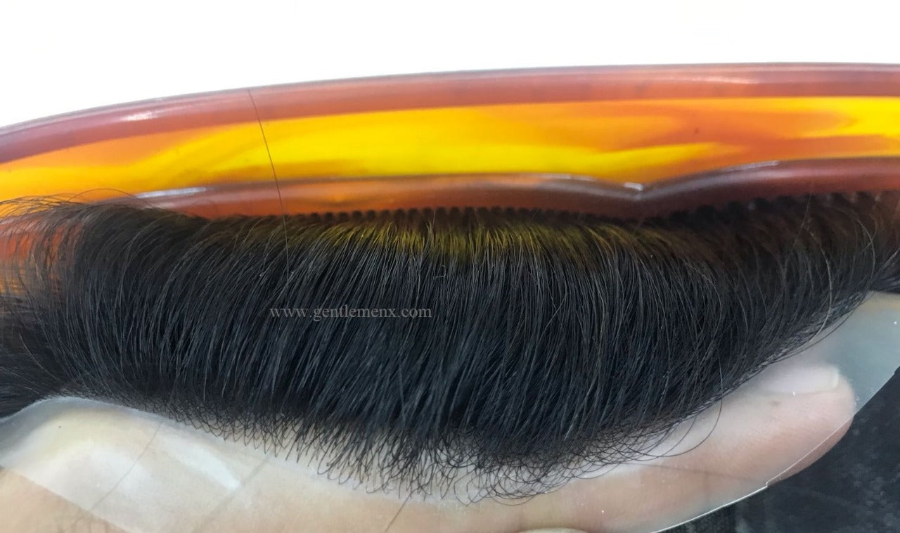 TGX Australia Women's 100% Human Men's Hair System invisible Front line AMP