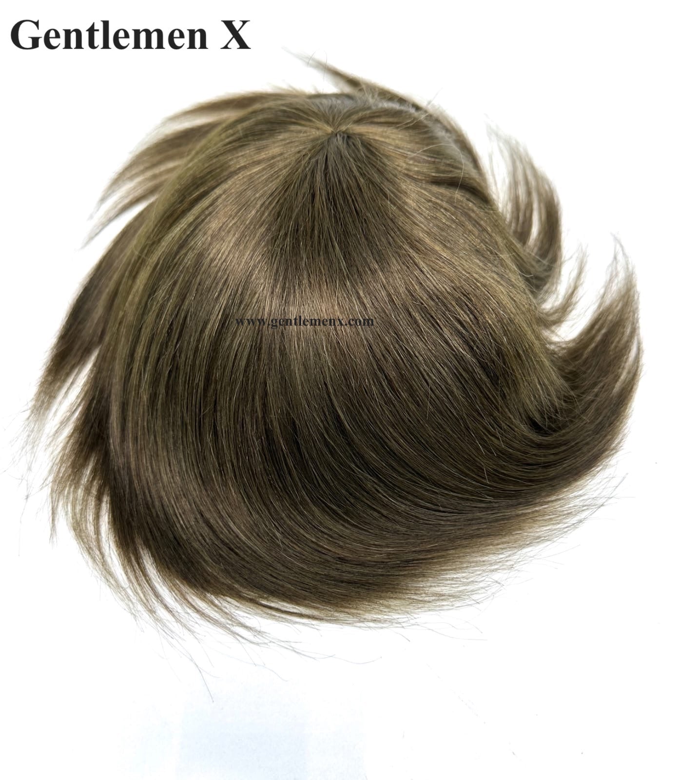 TGX Q6 With Silicon Around Lace Hair Systems with Easy Wear Breathable 100% Human Hair Toupee Hair pieces Natural Knots SU