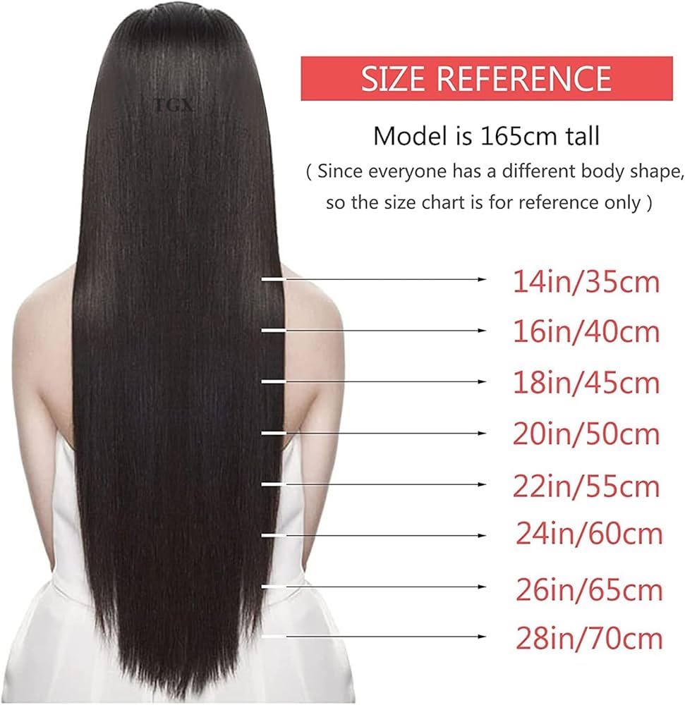 TGX Arnomeda 20''-22'' 100% Human Hair Full Head 10PCS Clips in Hair Extensions set 140g 27# Gold Stright