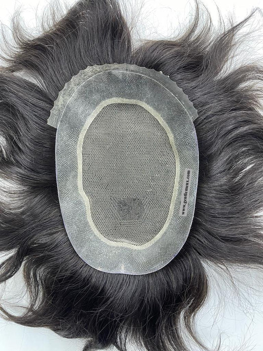 Australia Thick 100% Human Hair Systems with Easy To Wear Toupee Hair pieces SUW