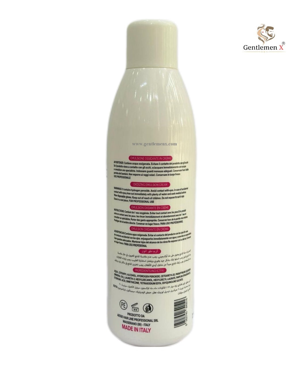 Real Skin Hydrogen Peroxide 20 Vol (6%) 1000ml 1 pcs For Professional Use Only