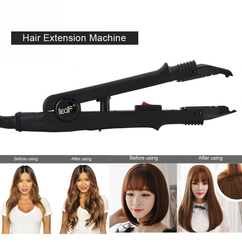 Nail tip/i tip/U tip Professional Hair Extension Fusion Iron Heat Connector Wand Iron Melting Tool