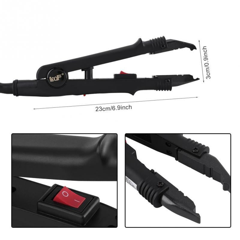 Nail tip/i tip/U tip Professional Hair Extension Fusion Iron Heat Connector Wand Iron Melting Tool