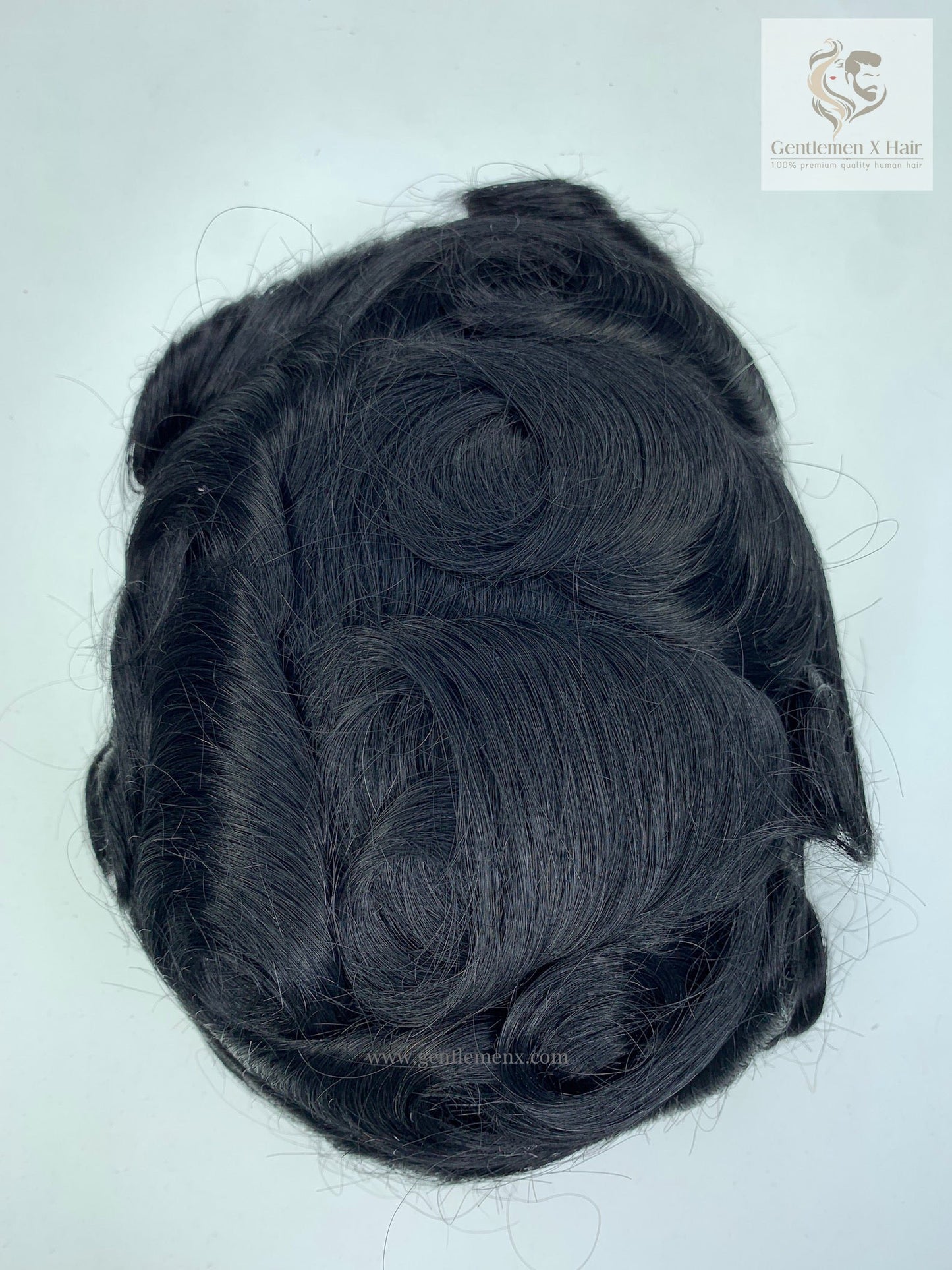 Gentlemen X Premium Thin skin Bio 0.006mm Hairpiece With European Virgin Hair Men's 100% Human Hair Toupee Hair pieces Men's Hair