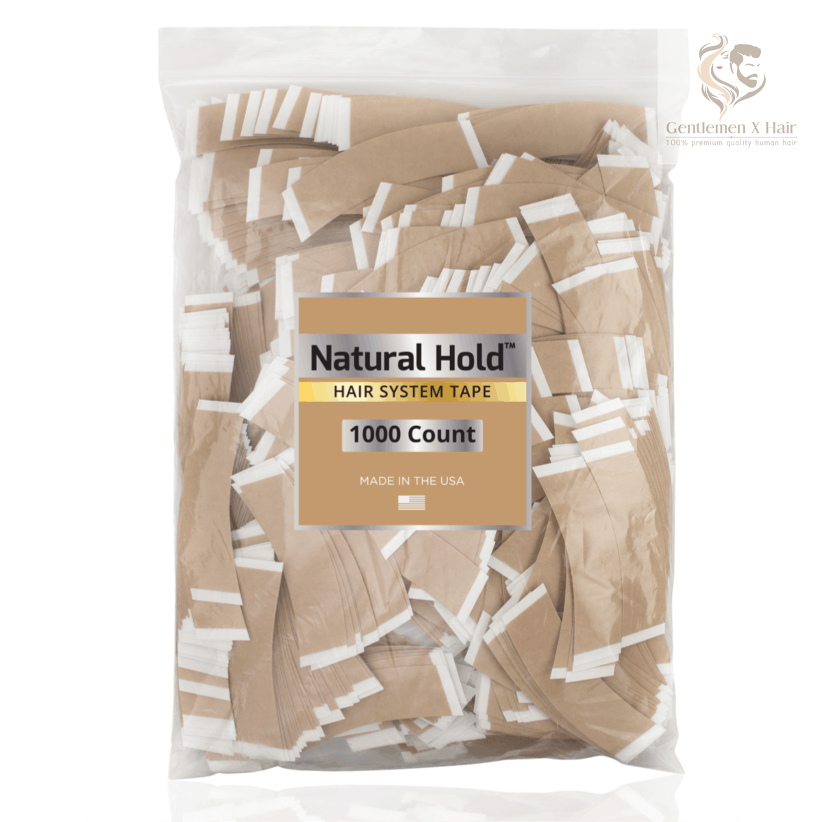 NATURAL HOLD TAPE CONTOURS W/ 1000PCS