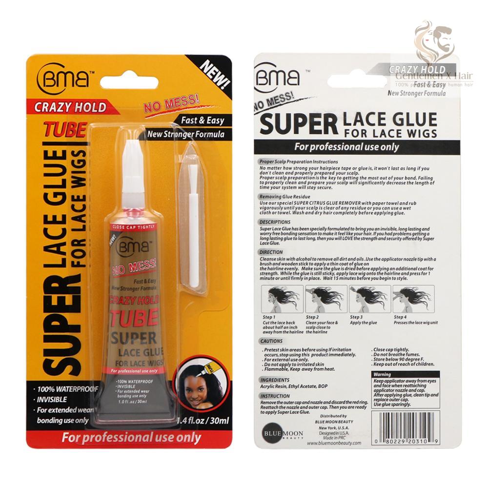 BMB Super Lace Glue for Lace Front Wigs Crazy Hold Tube 1 Pack 1.0 fl.oz 30 ML