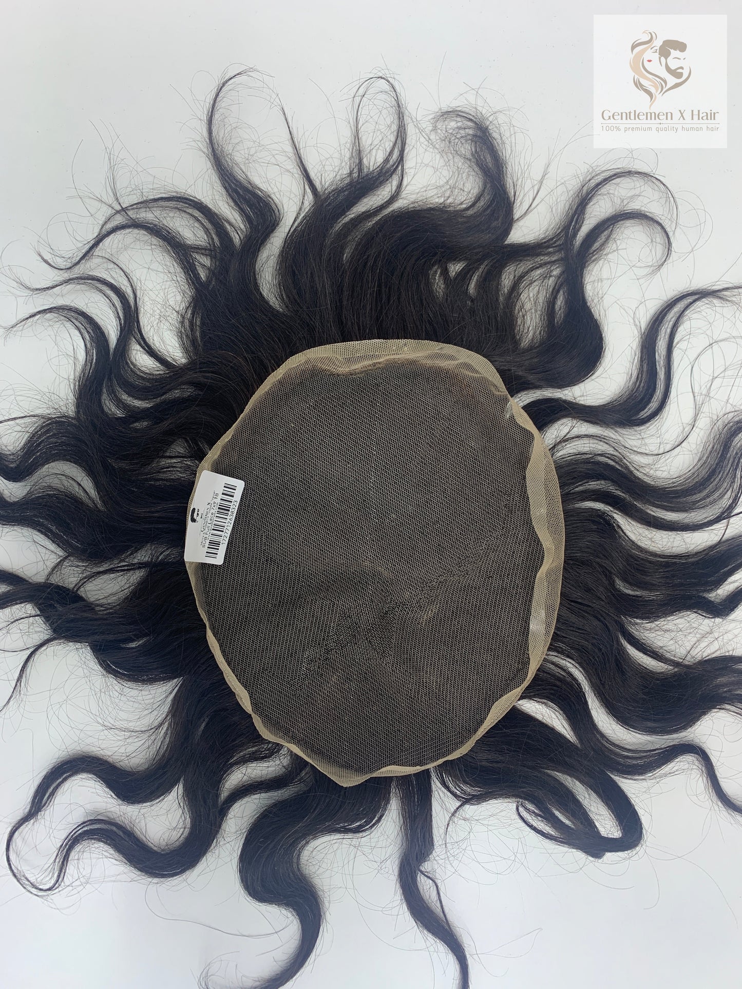 Full lace Men's Toupee 100% Human Men's Hair System SU