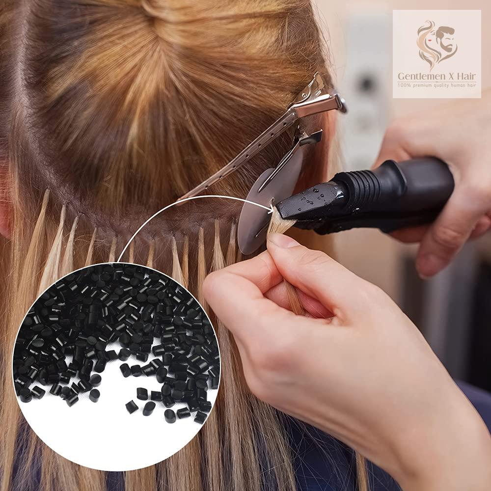 Italian Keratin Glue Hair Adhesive Beads for Hot Fusion Flat/Nail/I Tip Hair Extensions 50g