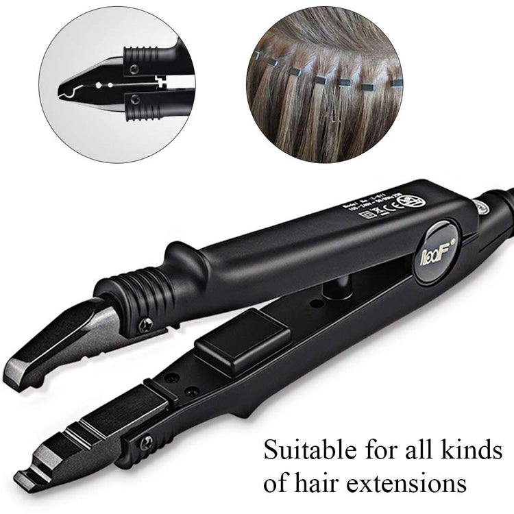 Nail tip/i tip/U tip Professional Hair Extension Fusion Iron Heat Connector Wand Iron Melting Tool