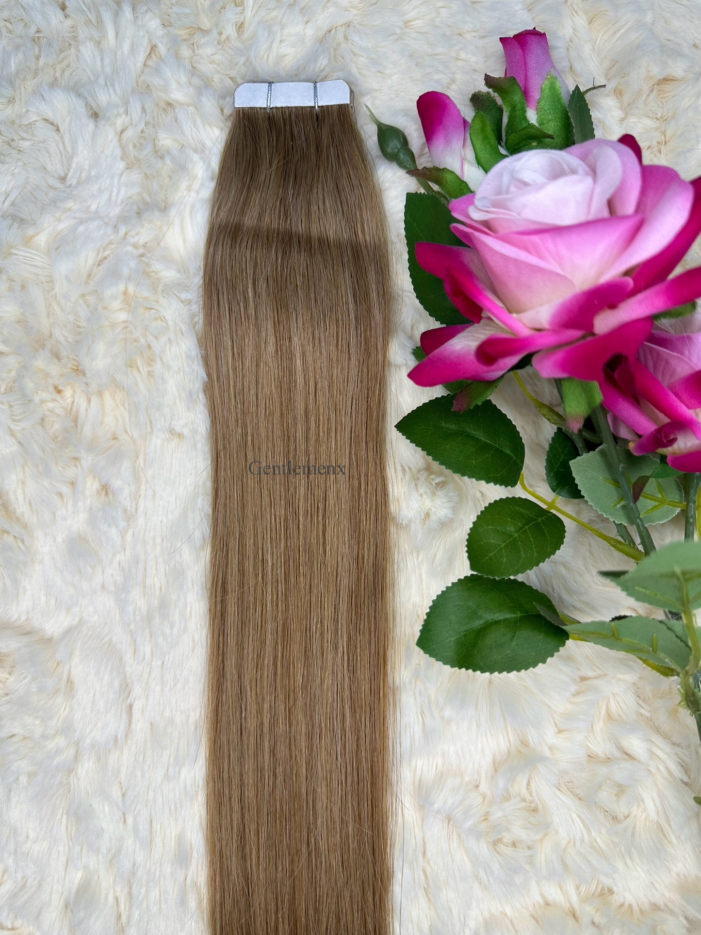 TGX 24''-26'' Arsuim Tape in Hair Extensions 100% Human Hair, Secure Pu Hair Extensions Seamless 40g Pack 20Pcs