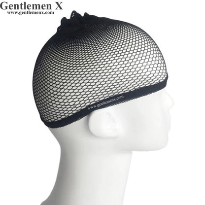 1 Pcs Wig Caps Black Hair Net Stretch Mesh Two End Universal Caps Making Wigs Free Size