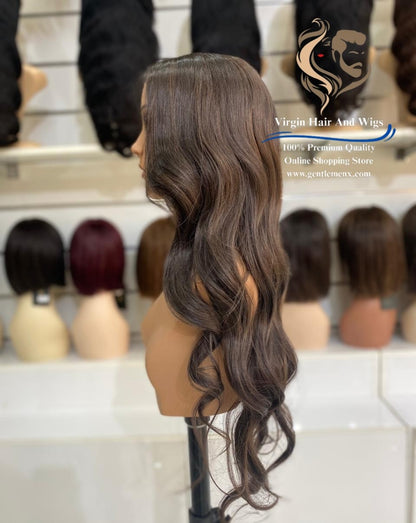 6x4 Free Part Front Lace Ellen - Verna Heat Friendly Synthetic Lace Wig (F5/6A)