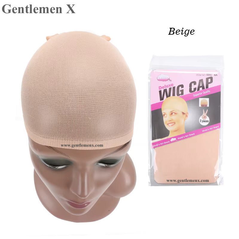 2-1 Wig Caps, Stocking Wig Caps, Stretchy Lightweight Soft Cap for Women Wig.