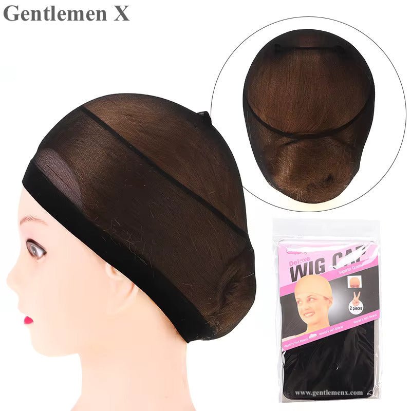 2-1 Wig Caps, Stocking Wig Caps, Stretchy Lightweight Soft Cap for Women Wig.