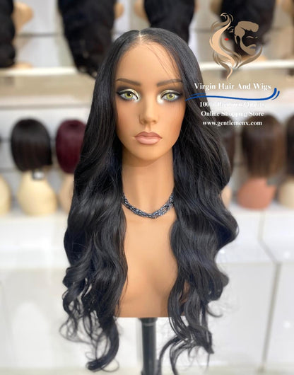 6x4 Free Part Front Lace Ellen - Verna Heat Friendly Synthetic Lace Wig