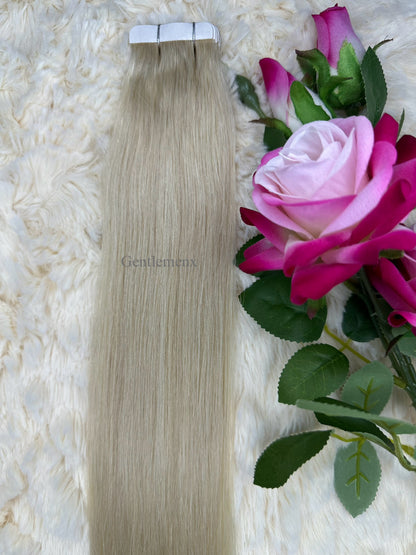 TGX 24''-26'' Arsuim Tape in Hair Extensions 100% Human Hair, Secure Pu Hair Extensions Seamless 40g Pack 20Pcs