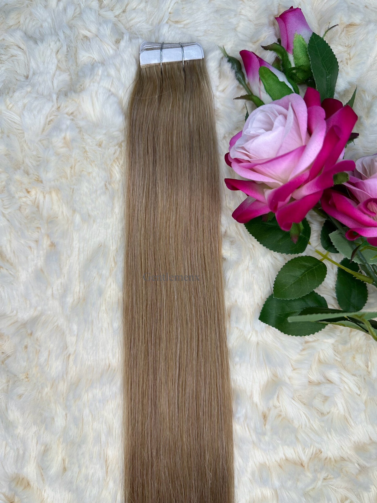 TGX 24''-26'' Arsuim Tape in Hair Extensions 100% Human Hair, Secure Pu Hair Extensions Seamless 40g Pack 20Pcs