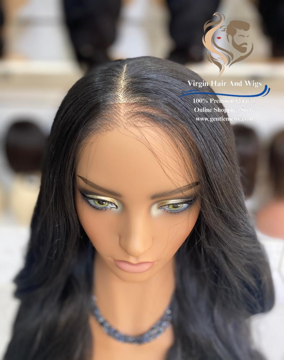 6x4 Free Part Front Lace Ellen - Verna Heat Friendly Synthetic Lace Wig