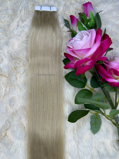 TGX 24''-26'' Arsuim Tape in Hair Extensions 100% Human Hair, Secure Pu Hair Extensions Seamless 40g Pack 20Pcs