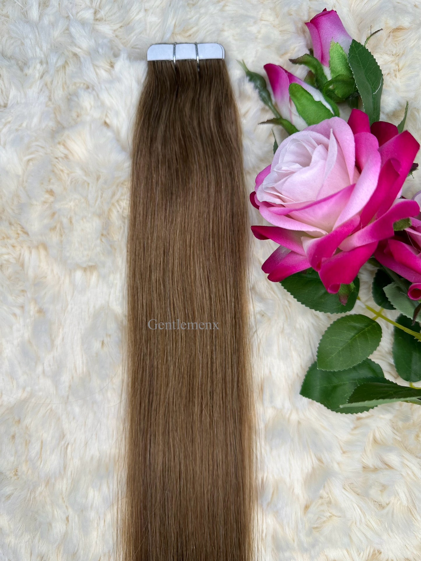 TGX 24''-26'' Arsuim Tape in Hair Extensions 100% Human Hair, Secure Pu Hair Extensions Seamless 40g Pack 20Pcs