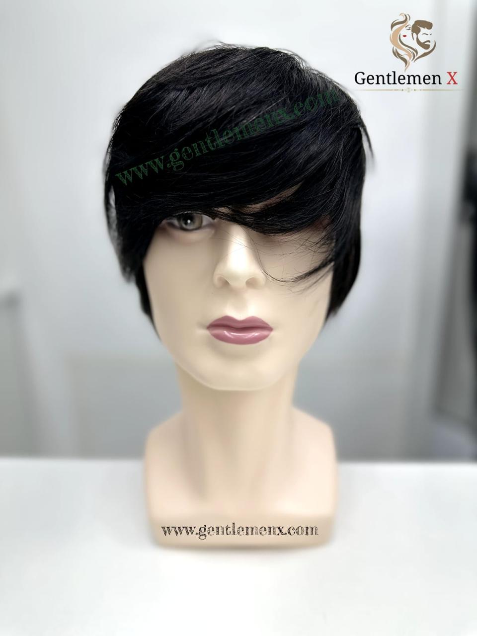 Su VIP Full Lace with pu layer 100% men's Hair system.