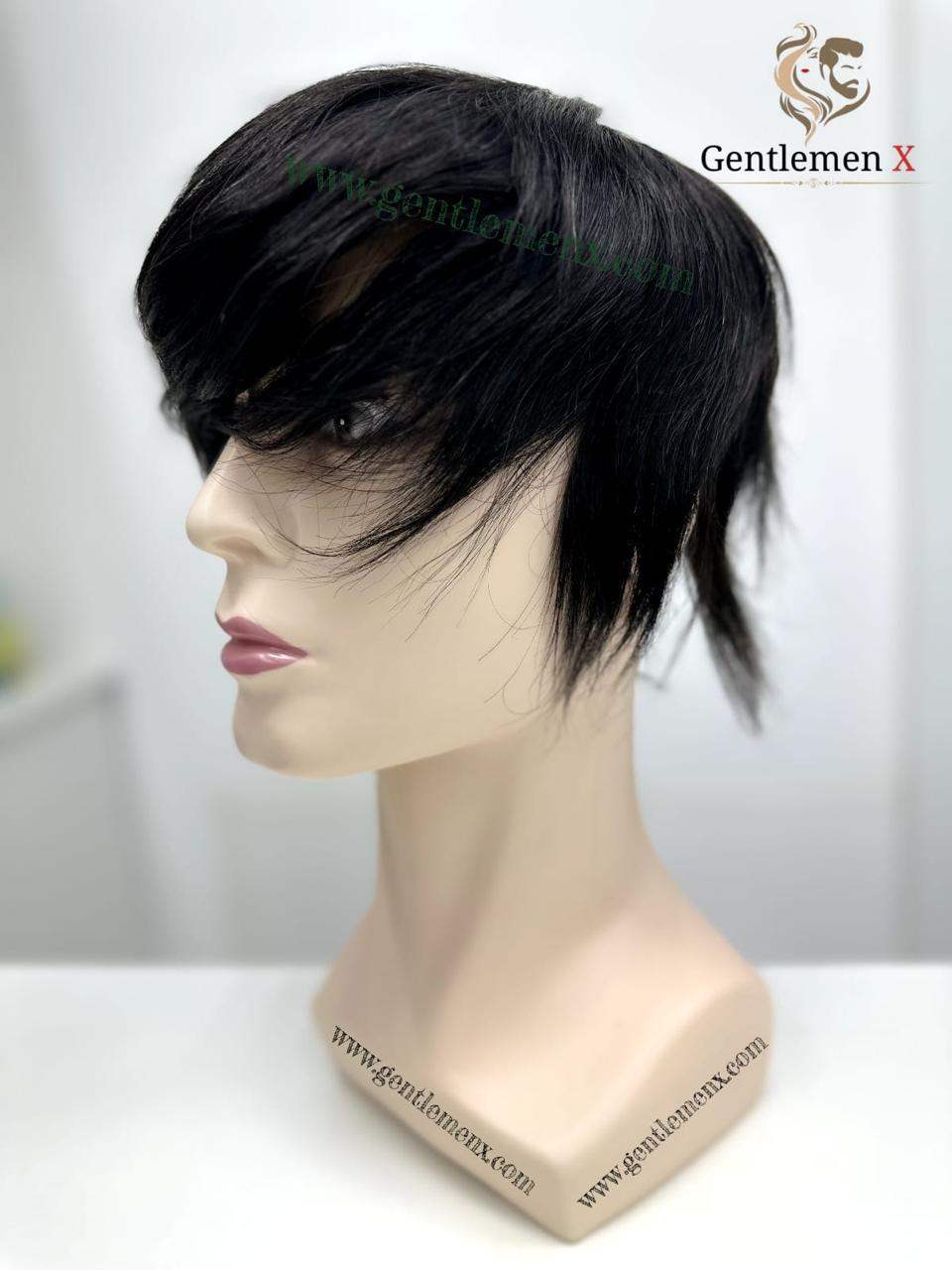 Su VIP Full Lace with pu layer 100% men's Hair system.