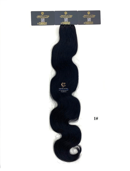 Arnomeda Extensiones de cabello ondulado de 24''-26'' con piel de PU invisible sin costuras, 100% cabello humano Remy, 100g
