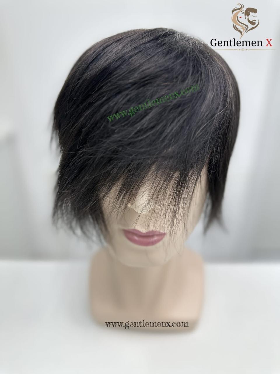 Su VIP Full Lace with pu layer 100% men's Hair system.