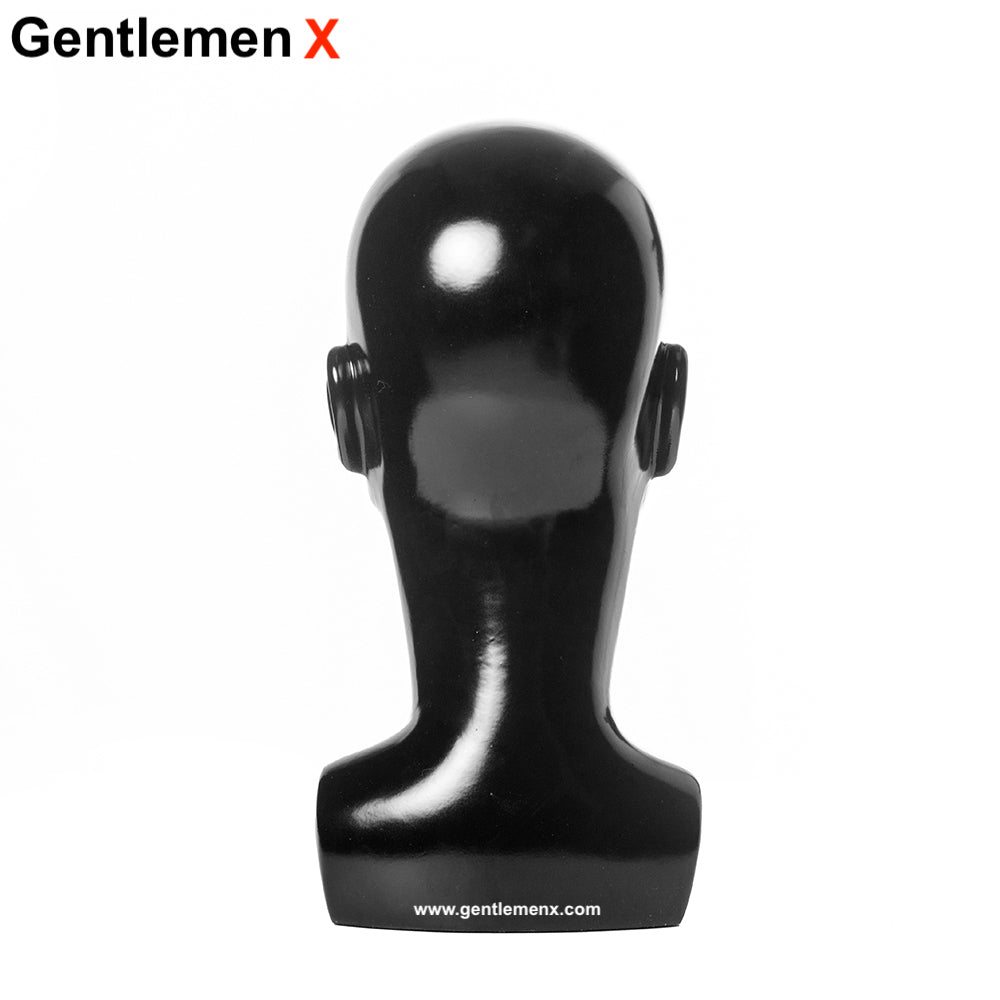 Male short Mannequin Plastic Head for wigs for head Glasses Glossy Black 1pcs