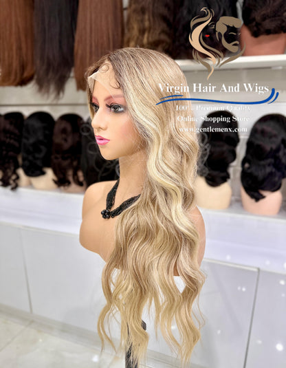 T-Part Front Lace Jane - Karry Heat Friendly Synthetic Lace Wig (NATHL8/T12Q/22D/22D)