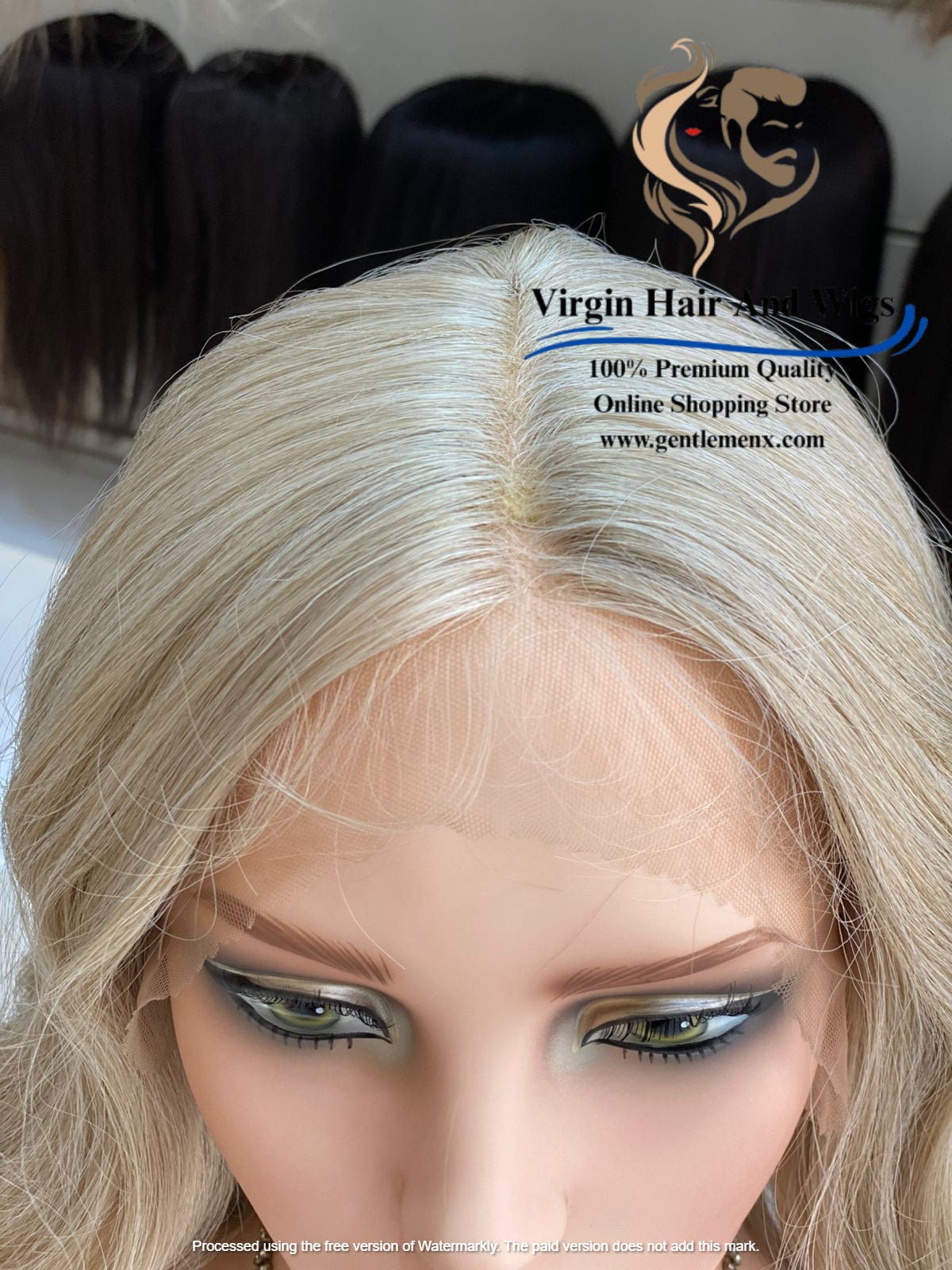 Elizabeth (Virgin Hair and Wigs Brand) Heat Friendly Synthetic Wigs.