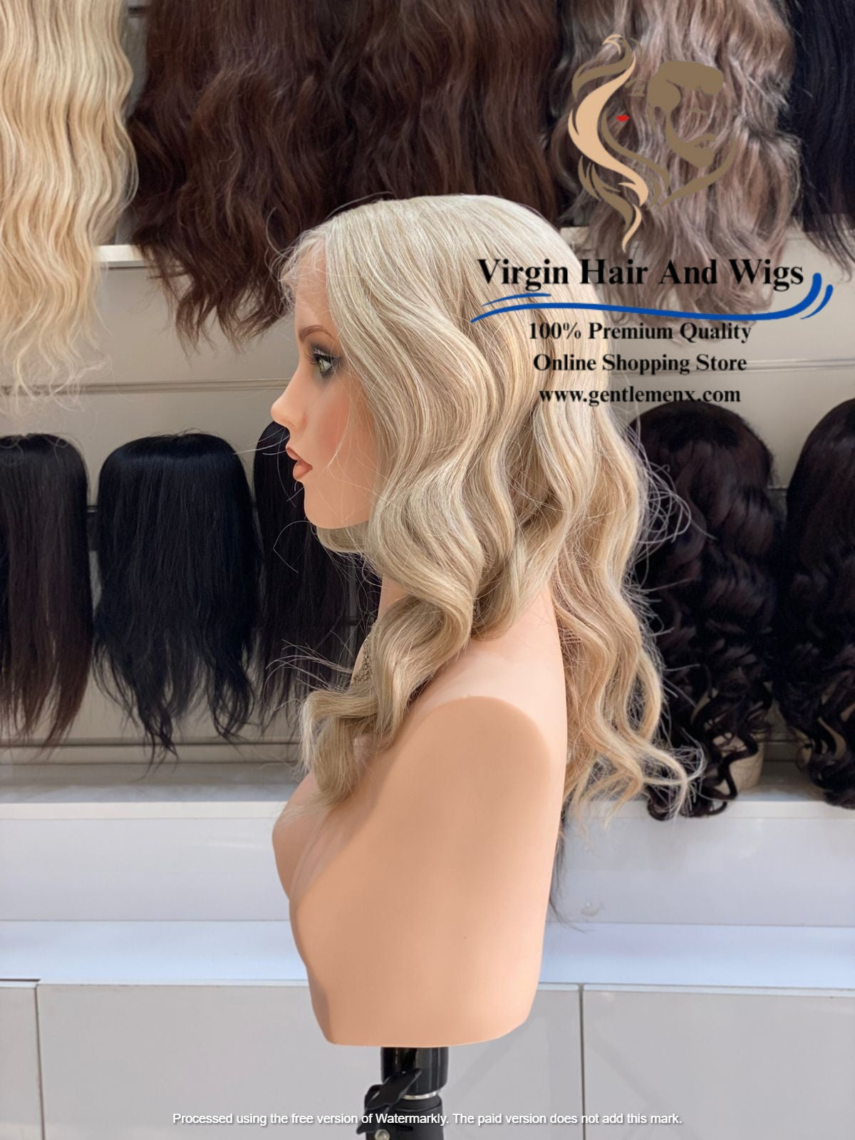 Elizabeth (Virgin Hair and Wigs Brand) Heat Friendly Synthetic Wigs.
