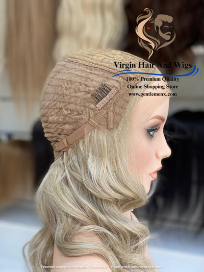 Elizabeth (Virgin Hair and Wigs Brand) Heat Friendly Synthetic Wigs.