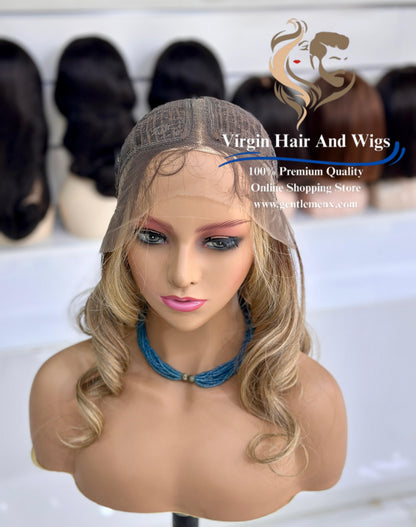 T-Part Front Lace Martha Chic Joyce Heat Friendly Synthetic Lace Wig (TATHL10A/6C/24J)