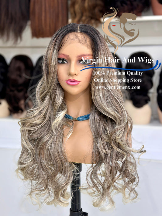 T-Part Front Lace Martha Chic Joyce Heat Friendly Synthetic Lace Wig (TTED4/T340A/22B/T6/56E)