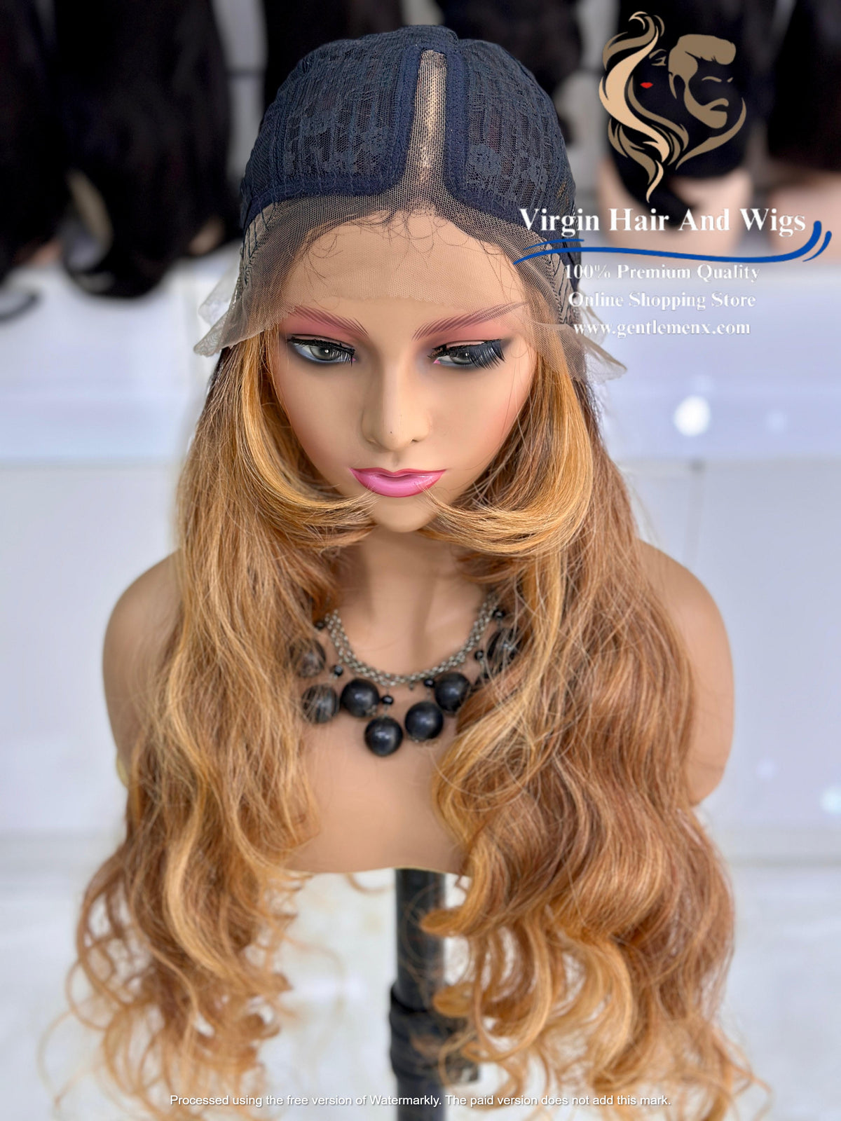 T-Part Front Lace Rebecca Chic Sophie Heat Friendly Synthetic Lace Wig (TATHL99C/340A/26D)
