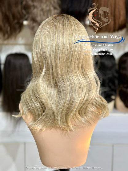 T-Part Front Lace Margaret - Melissa Heat Friendly Synthetic Lace Wig (RT10/Apric)