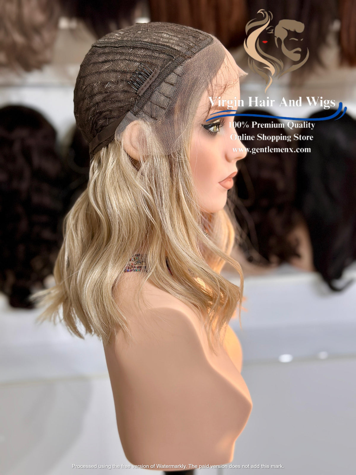 T-Part Front Lace Margaret - Melissa Heat Friendly Synthetic Lace Wig (RT10/Apric)