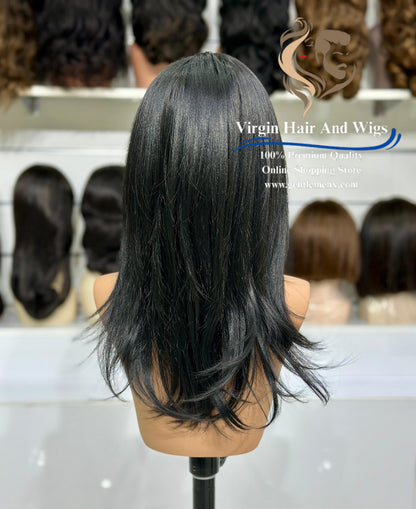 T-Part Front Lace TY-Curtain Rachel Heat Friendly Synthetic Lace Wig