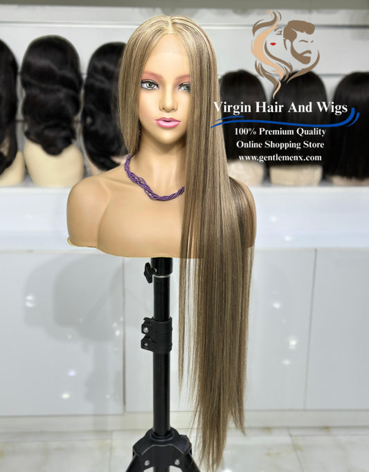 T-Part Front Lace Sarah - Super L-Straight Heat Friendly Synthetic Lace Wig (P4/10/16)