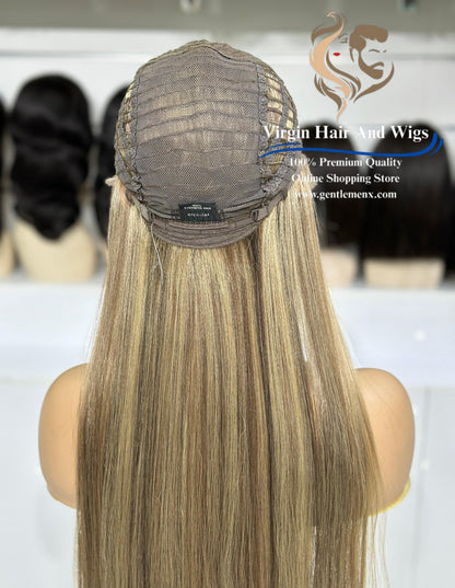 T-Part Front Lace Sarah - Super L-Straight Heat Friendly Synthetic Lace Wig (P4/10/16)
