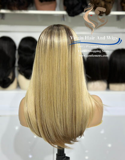 T-Part Front Lace Dorothy - Erica Heat Friendly Synthetic Lace Wig (MYSNT8/12Q/14R/22D)