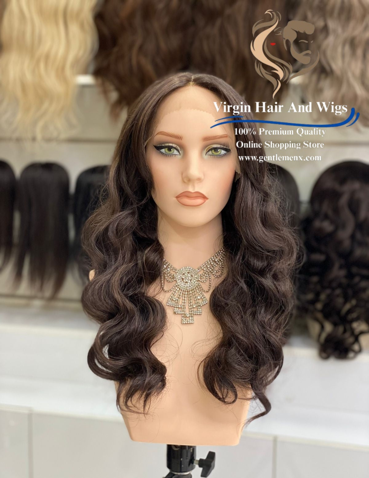 T-Part Front Lace Joan - Polina Heat Friendly Synthetic Lace Wig (F5/6A)